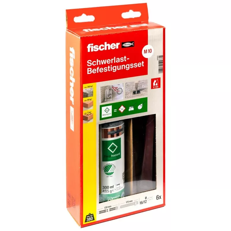 Set de fijación de alta resistencia Fischer FIS V Zero 300 T SBS M10R