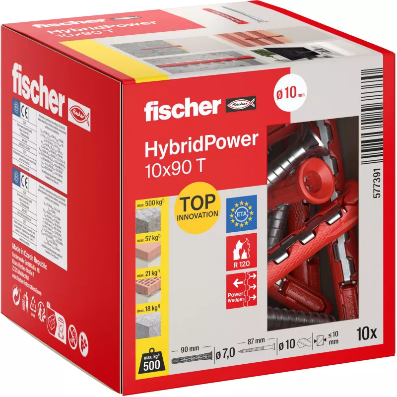 Tornillo Fischer HybridPower 10x90 T