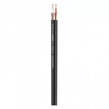 Cable de audio estéreo Kindermann - por metros - negro