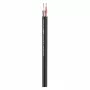 Cable de audio estéreo Kindermann - por metros - negro