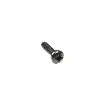 Tornillo de máquina de cabeza lenticular Phillips Adam Hall 5416 BLK M6x20 mm negro