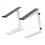 Adam Hall SLT001EW soporte para portátil - blanco - acero - 225 mm - 250 mm - 340 mm
