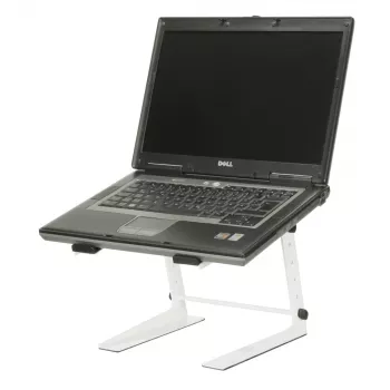 Adam Hall SLT001EW soporte para portátil - blanco - acero - 225 mm - 250 mm - 340 mm