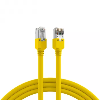 EFB Elektronik cable de parcheo RJ45 Cat.5e SF/UTP LSZH Draka UC300 TM11 amarillo 15 m