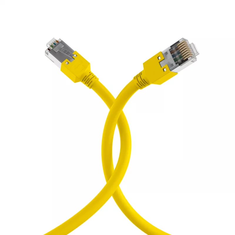 EFB Elektronik cable de parcheo RJ45 Cat.5e SF/UTP LSZH Draka UC300 TM11 amarillo 15 m