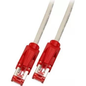 EFB-Elektronik cable de parcheo RJ45 Cat.6 S/FTP LSZH Draka UC900 TM21 rojo crossover gris 10 m