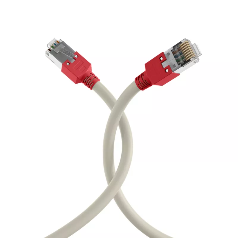 EFB Elektronik cable de parcheo RJ45 Cat.5e F/UTP LSZH Draka UC300 TM11rt crossover gris 0,5 m
