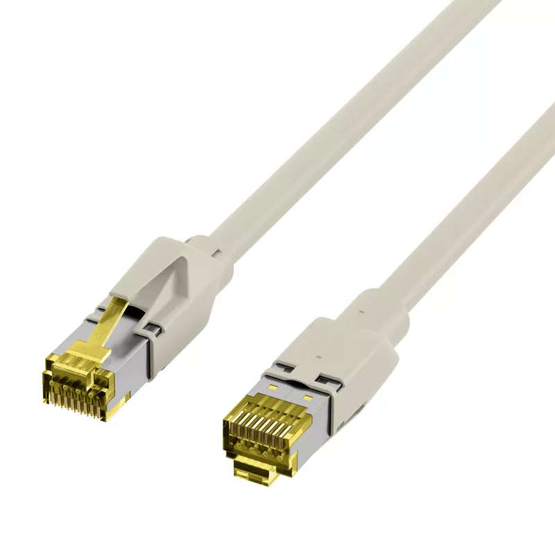 EFB-Elektronik cable de parcheo RJ45 Cat.6A S/FTP LSZH Draka UC900 TM31 gris 25 m