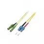 EFB Elektronik Cable de conexión de fibra óptica E2000/APC a SC Monomodo OS2 9/125 µm 15 m Amarillo