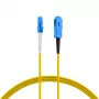 EFB-Elektronik Cable de conexión de fibra óptica Simplex LC-SC G657.A2 0,5 m 2,0 mm Amarillo 9/125 µm
