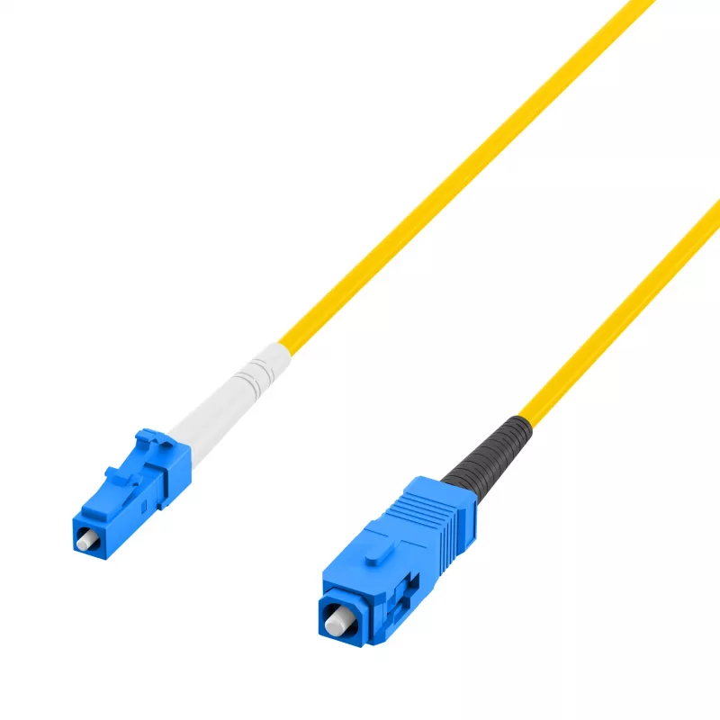 EFB-Elektronik Cable de conexión de fibra óptica Simplex LC-SC G657.A2 0,5 m 2,0 mm Amarillo 9/125 µm