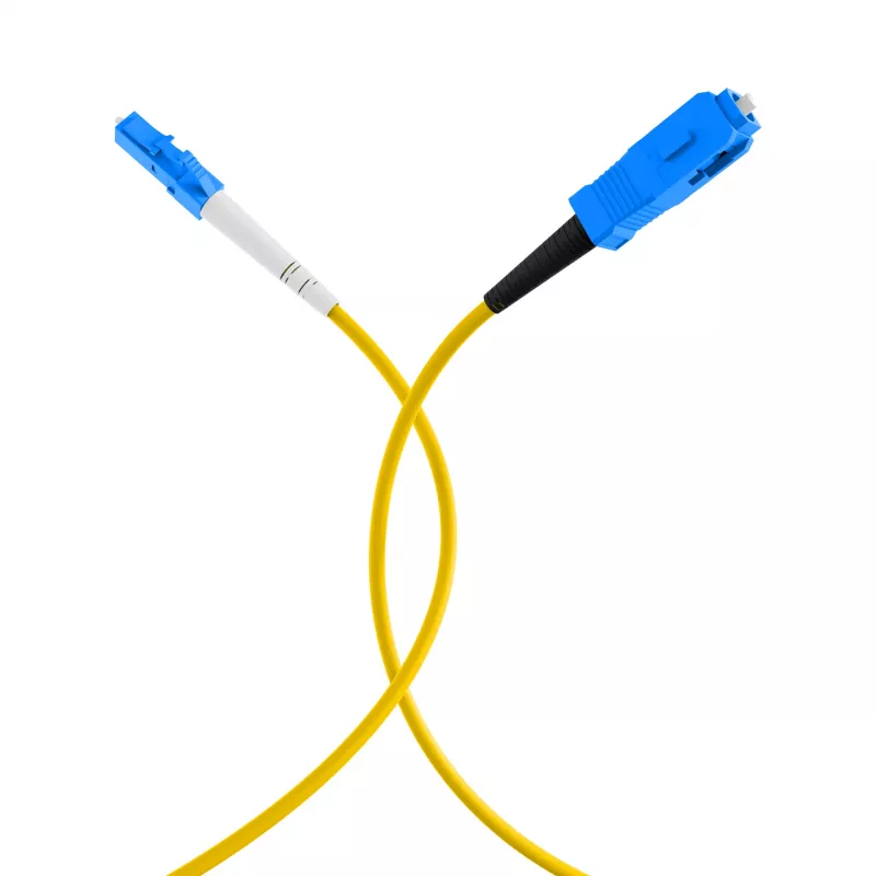 EFB-Elektronik Cable de conexión de fibra óptica Simplex LC-SC G657.A2 0,5 m 2,0 mm Amarillo 9/125 µm