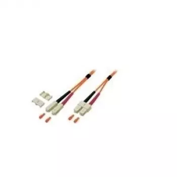 EFB-Elektronik ECOFIBER Latiguillo Dúplex SC-SC OM1 62,5/125 µm LSZH 3,0 mm 1 m Naranja