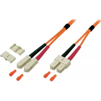 EFB Elektronik Latiguillo Dúplex SC-SC 62,5/125 µm OM1 LSZH Naranja 3,0 mm 10 m