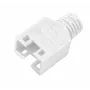 EFB Elektronik Fundas de alivio de tracción para cables de red RJ45 - Gris claro (pack de 100 uds.)