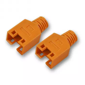 EFB Elektronik Fundas de alivio de tracción para cables de red RJ45 - Gris claro (pack de 100 uds.)