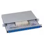 EFB Elektronik Panel de conexiones de fibra óptica - Montaje en rack - SC SM X 48 - Gris, RAL 7035 - 1U - 19 pulgadas