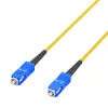 Cable de fibra óptica simplex EFB-Elektronik SC-SC G657.A2 5 m 3,0 mm amarillo 9/125 µm