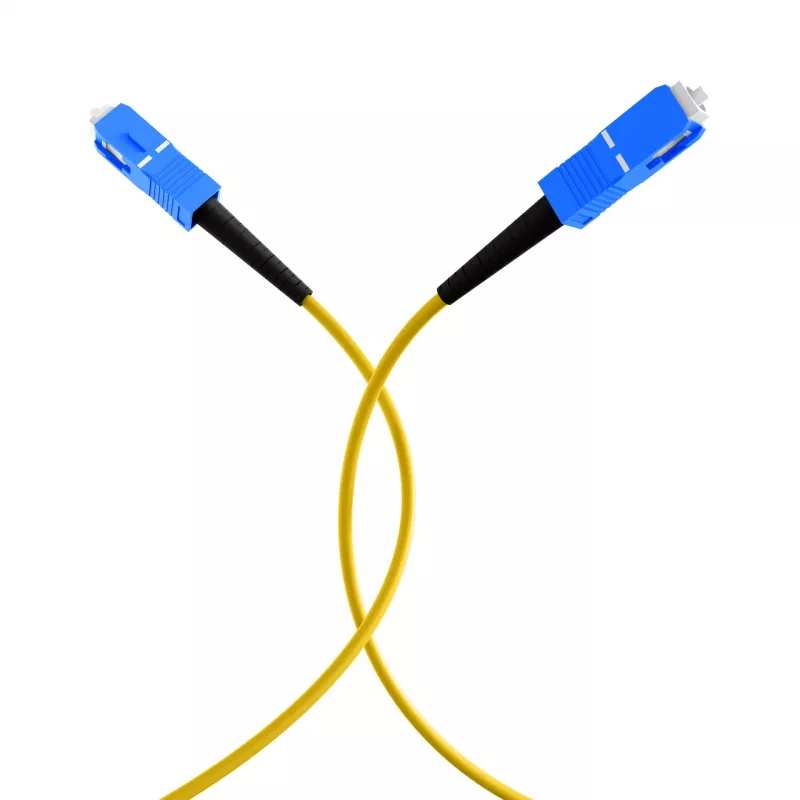 Cable de fibra óptica simplex EFB-Elektronik SC-SC G657.A2 5 m 3,0 mm amarillo 9/125 µm