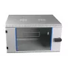 EFB Elektronik tirador giratorio compacto - asa para rack, negro, zamak