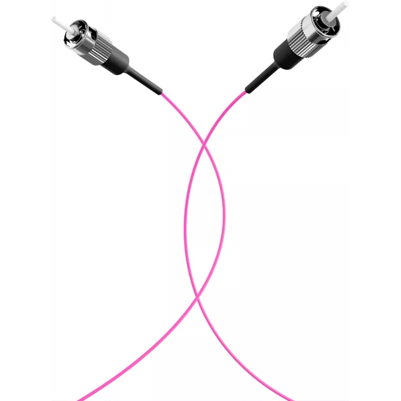 Pigtail de fibra EFB Elektronik ST 50/125 µm OM4 Erika Violet, 2 m