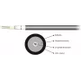 EFB Elektronik U-DQ(ZN)BH 24G 62.5/125 OM1 LSZH Cable de conexión negro
