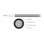 EFB Electronics A-DQ(ZN)B2Y 12E 9/125 G657.A1 PE Cable de fibra óptica negro