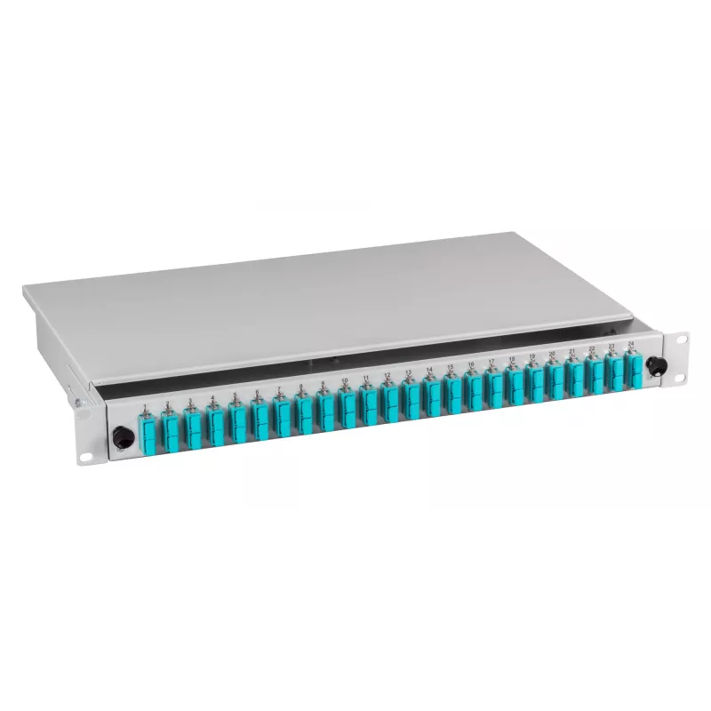 Caja de empalme EFB Electronics SC 50/125 µm OM4 no ampliable 12 pigtails/6 acopladores