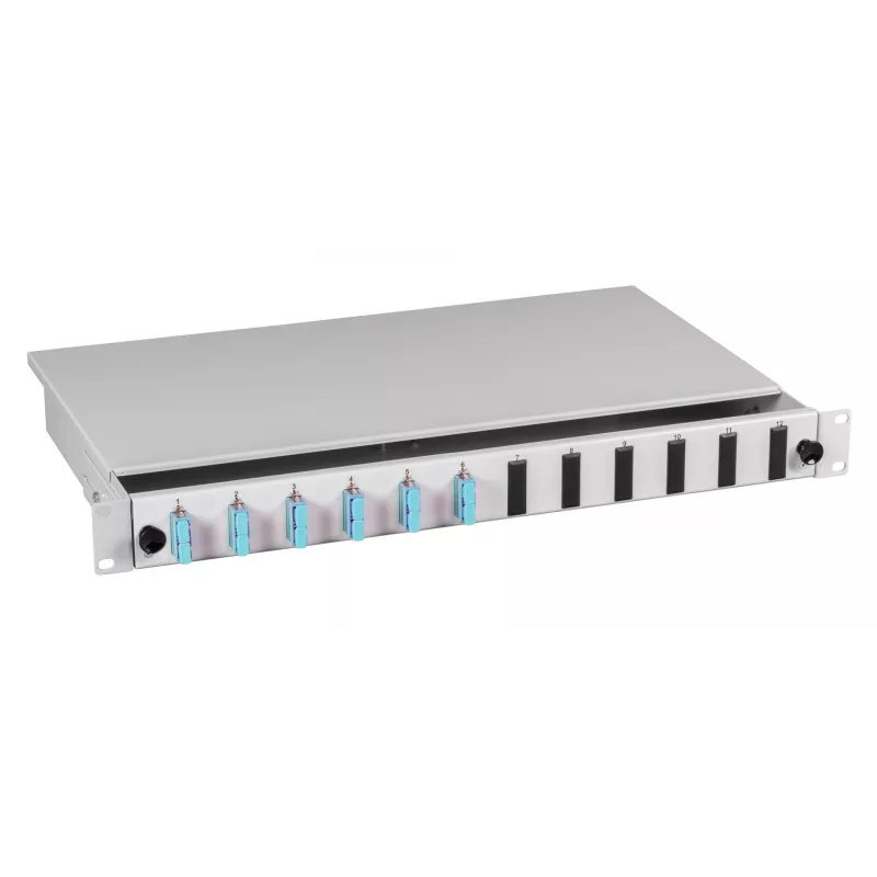 Caja de empalme EFB Elektronik SC OM4 24 pigtails / 12 acopladores