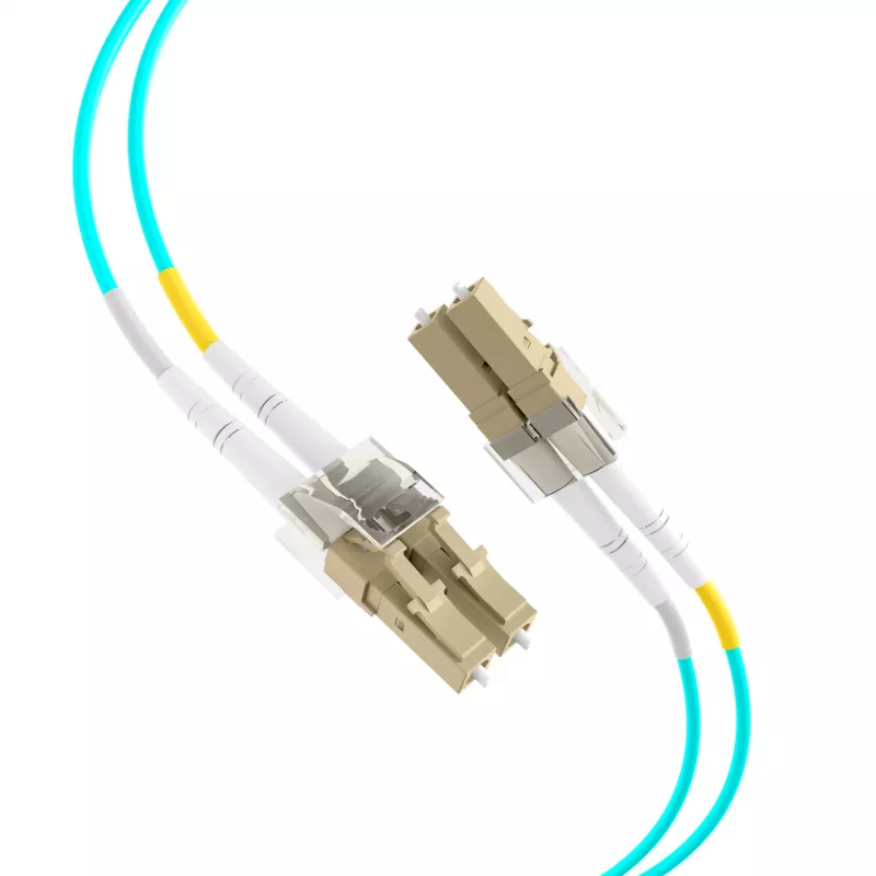 EFB Elektronik Latiguillo dúplex LC-LC 50/125 µm OM3 LSZH aqua 2,0 mm 35 m