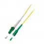 EFB Elektronik Cable de conexión de fibra óptica Simplex LC/APC-SC/APC G.657.A2 20 m 2,0 mm Amarillo 9/125 µm