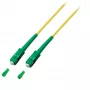 EFB Elektronik Latiguillo simplex SC/APC-SC/APC 9/125 µm OS2 LSZH amarillo 3,0 mm 20 m