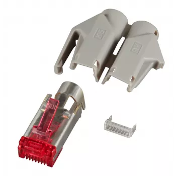 EFB Conector RJ45-Hirose STP, TM21 gris, 100 uds., 3 elementos, Cat. 6