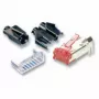 EFB Electronics Conector RJ45-Hirose STP TM21 rojo 100 uds. 3 elementos Cat.6