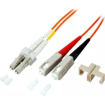 EFB-Elektronik Latiguillo dúplex LC-SC 50/125 µm OM2 LSZH naranja 2,0 mm 30 m