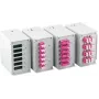 EFB Elektronik Panel frontal para 6 x SC-D, LC-Quad con orificios roscados de 1,7 mm