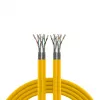 EFB Elektronik INFRALAN Cat.7A 1200 AWG23 S/FTP 2x4P CPR Cca amarillo RAL1021 500 m