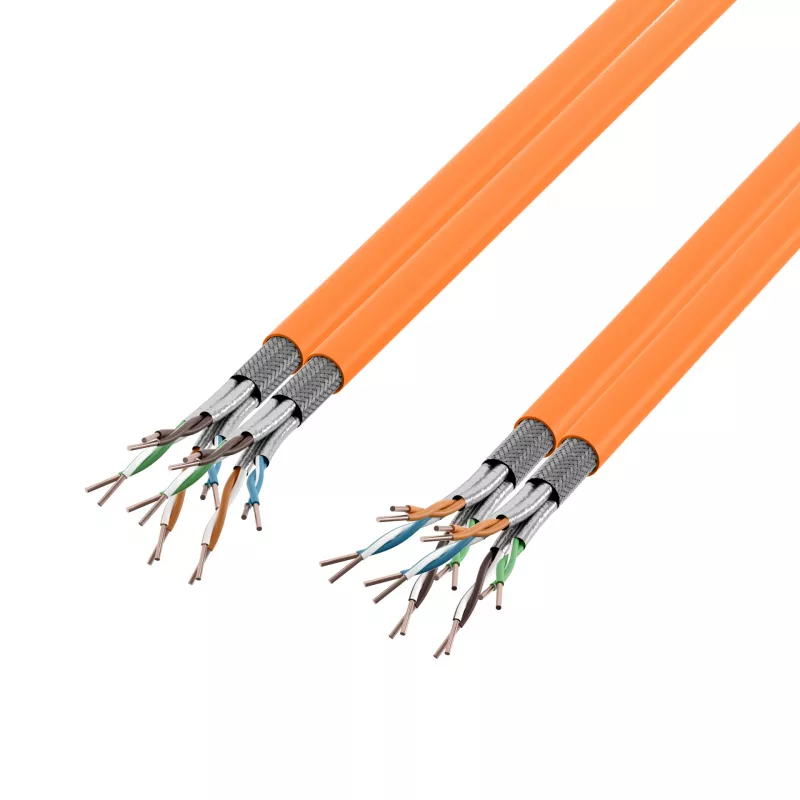 EFB Elektronik MK7100DX.500-CPR Cat7a S/FTP LSZH cable de datos 500 m naranja