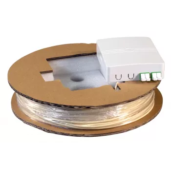 EFB Elektronik FTTX Compact Box, premontada, 2xLC/APC Duplex, G.657.A2, 30m
