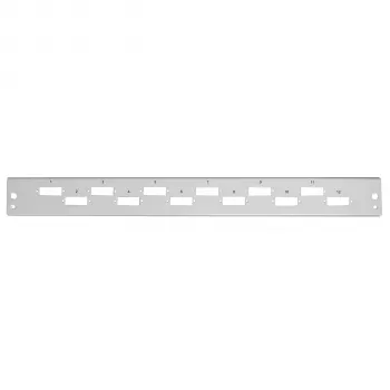 EFB Elektronik panel frontal 12 x SC Duplex / LC Quad, Vertical, Grey