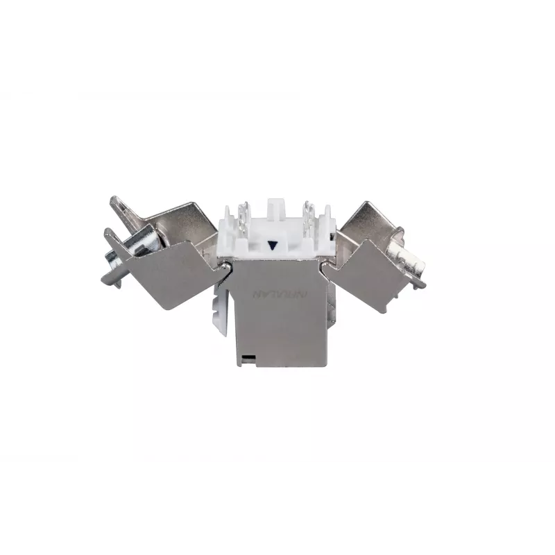 EFB Elektronik keystone RJ45 Slimline Cat.6A plata STP PVP Component pack de 12 - Power over Ethernet - RJ-45