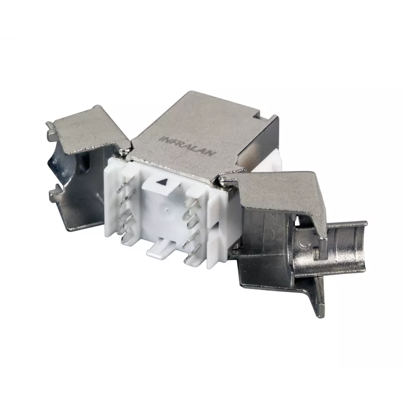 EFB Elektronik keystone RJ45 Slimline Cat.6A plata STP PVP Component pack de 12 - Power over Ethernet - RJ-45