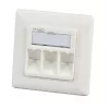 EFB Elektronik set de marco 1 puerto RAL 9010 para todos los módulos keystone INFRALAN - 1 puerto
