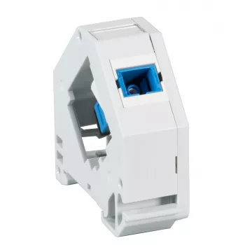 EFB adaptador para carril DIN para LC/APC Singlemode, 2 puertos