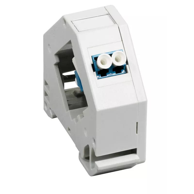 EFB adaptador para carril DIN para LC/APC Singlemode, 2 puertos
