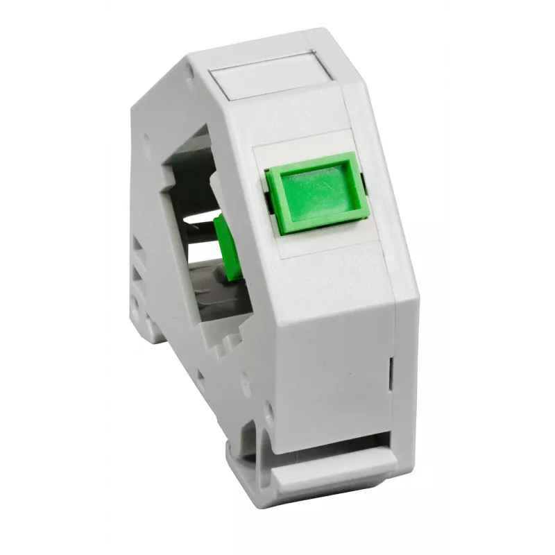 EFB Elektronik adaptador para carril DIN para SC/APC Singlemode, 1 puerto