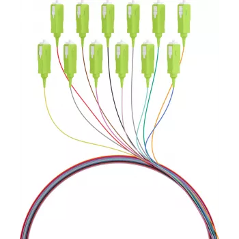EFB Electronics pigtail de fibra SC 50/125 OM5 set de 12 colores 2m - set de cable/adaptador - Singlemode o Multimode