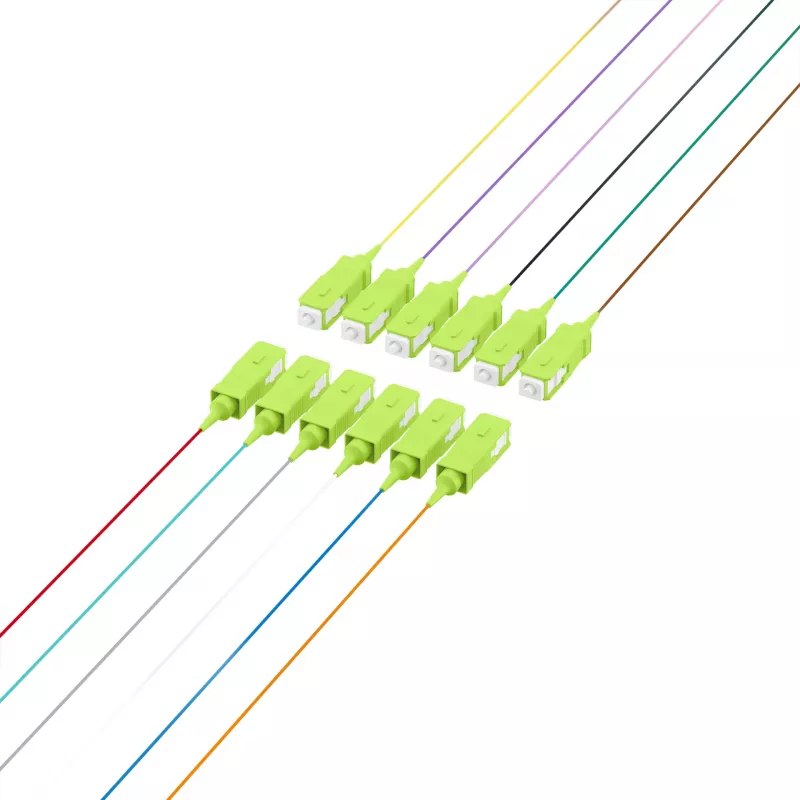 EFB Electronics pigtail de fibra SC 50/125 OM5 set de 12 colores 2m - set de cable/adaptador - Singlemode o Multimode