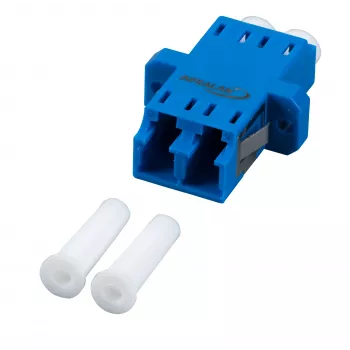 EFB Elektronik acoplador LC-Duplex OM3 plástico carcasa Aqua una pieza SC-Simplex