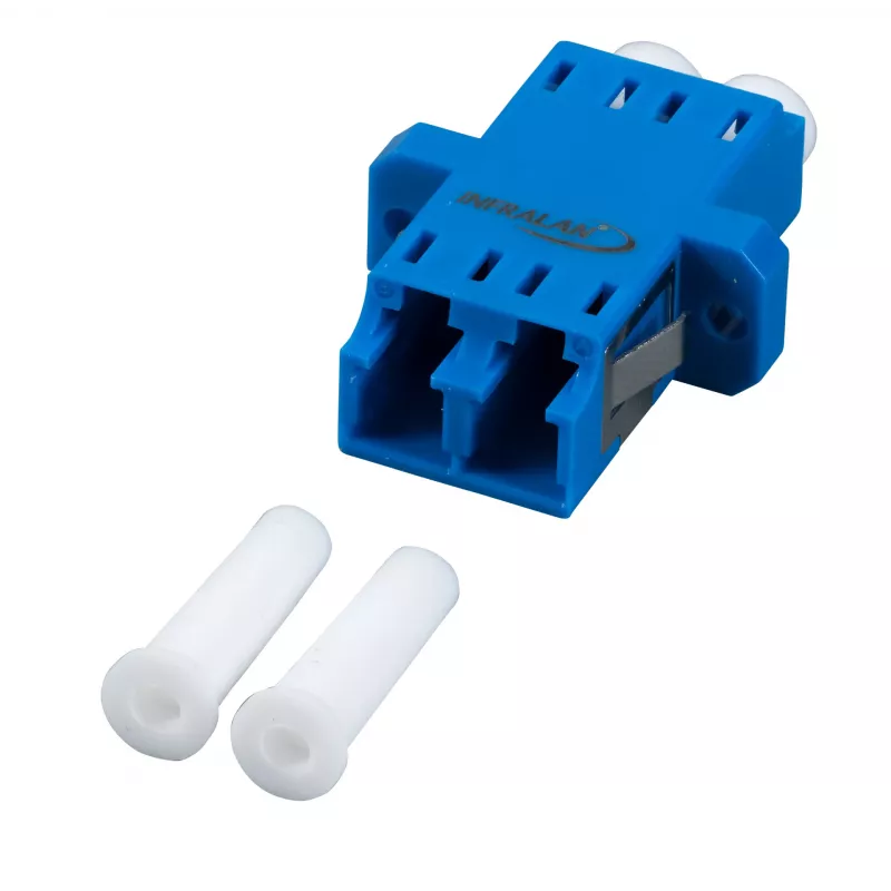EFB Electronics acoplador LC-Duplex OM4 plástico, carcasa violeta, una pieza, SC-Simplex